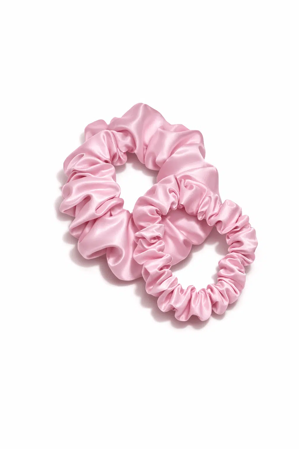 MIAO silke hรฅrstrikk rosa