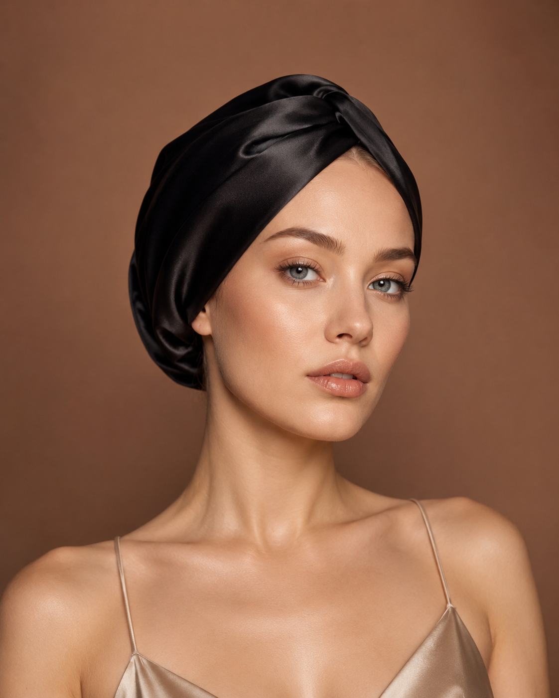 MIAO silke turban black