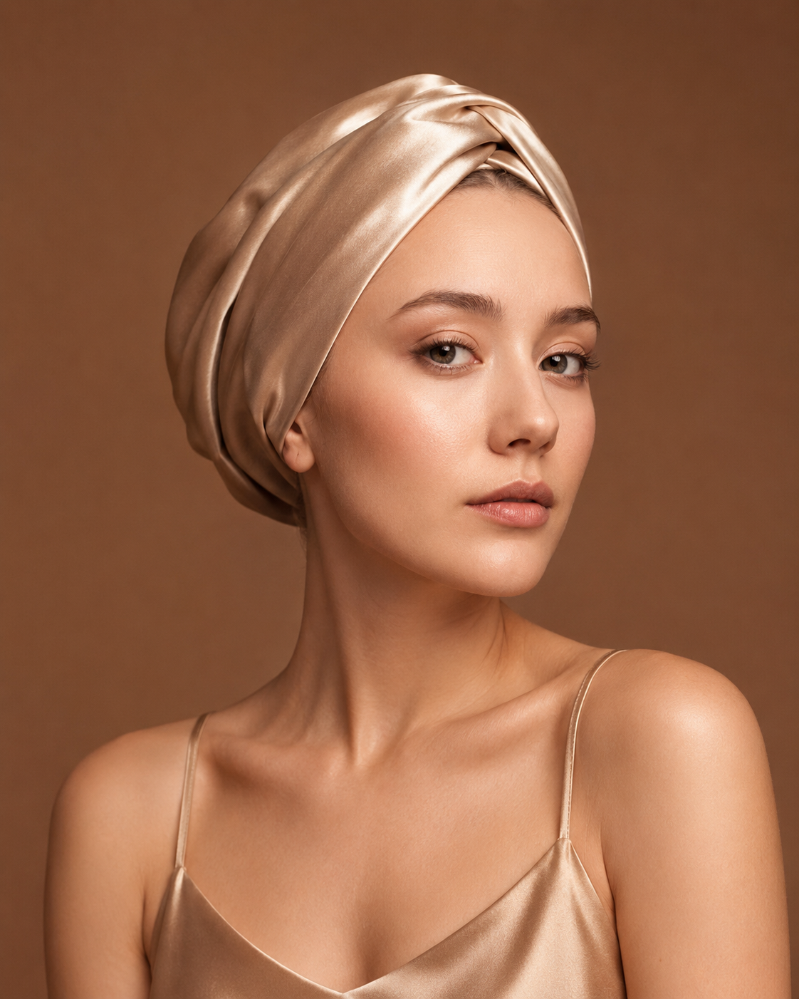 Turban i silke - Bilde 3