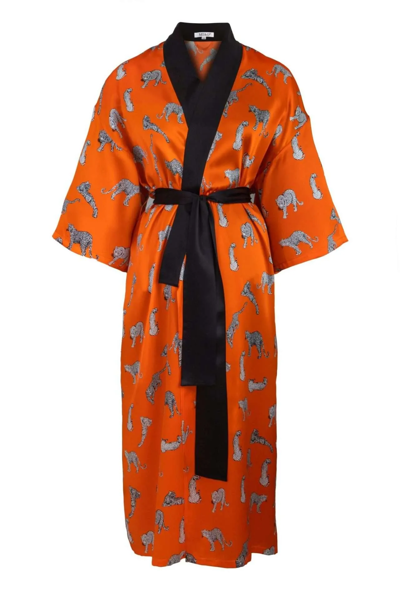MIAO silke kimono leopard